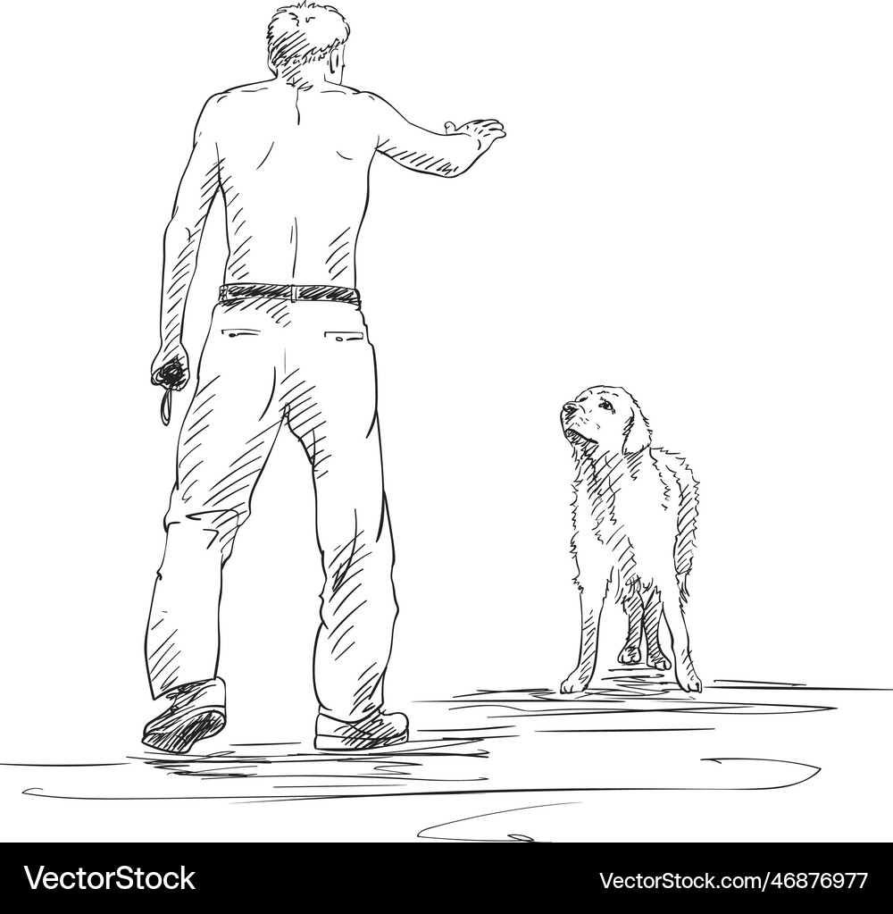 Dog Royalty Free Vector Image - VectorStock