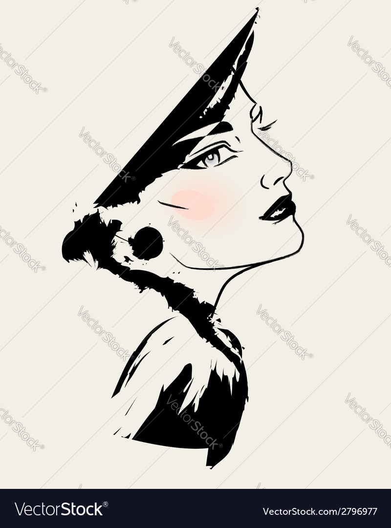 Fashion Model Royalty Free Vector Image Vectorstock Fashion Model Royalty Free Vector Image Vectorstock