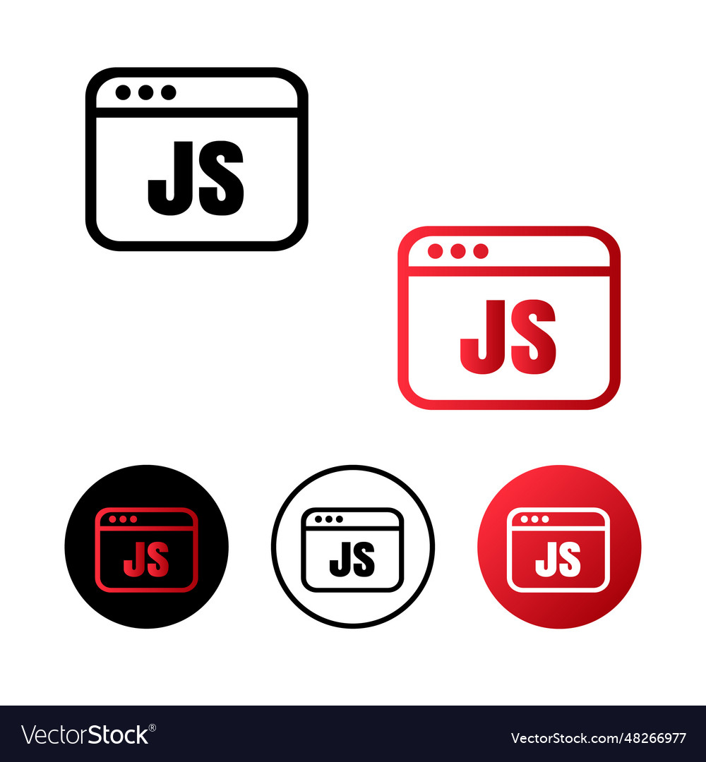 Javascript-Code-Symbol vector image Javascript-Code-Symbol