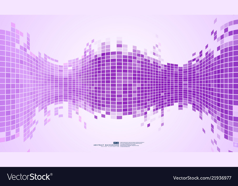 Purple abstract background mosaic pixels