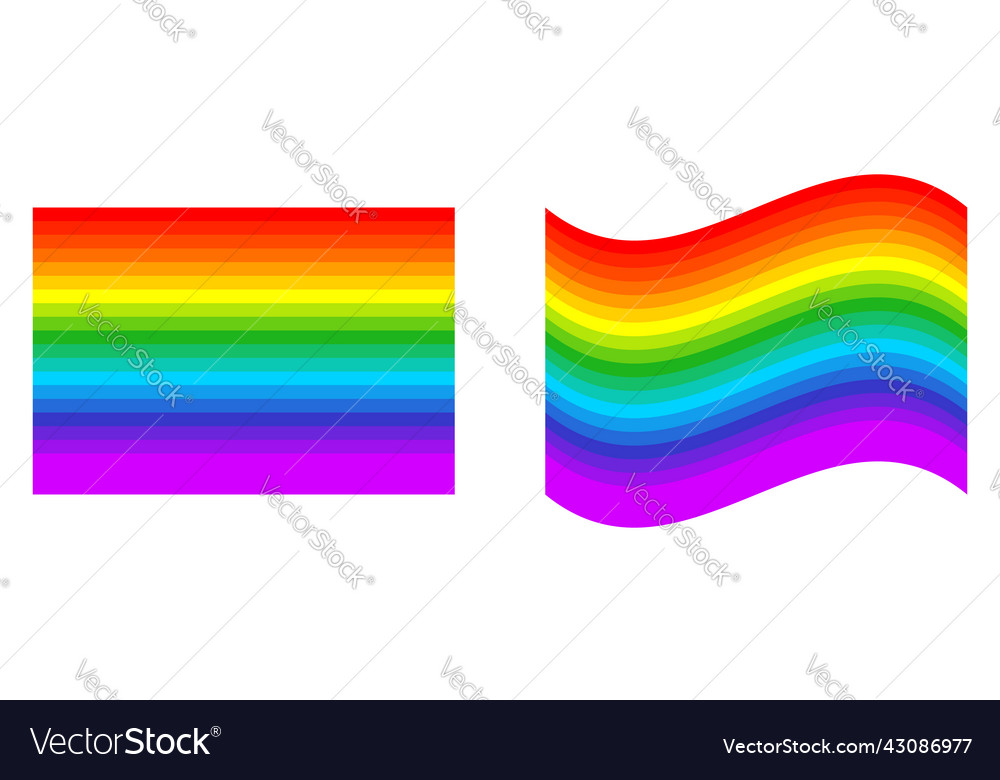 Rainbow graphic element shape