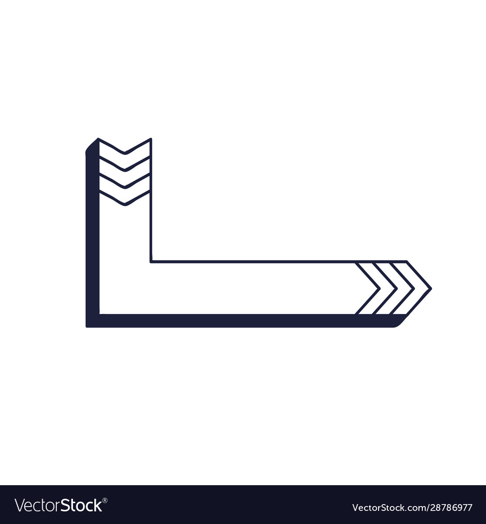 Right arrow icon with fast speed effect designed