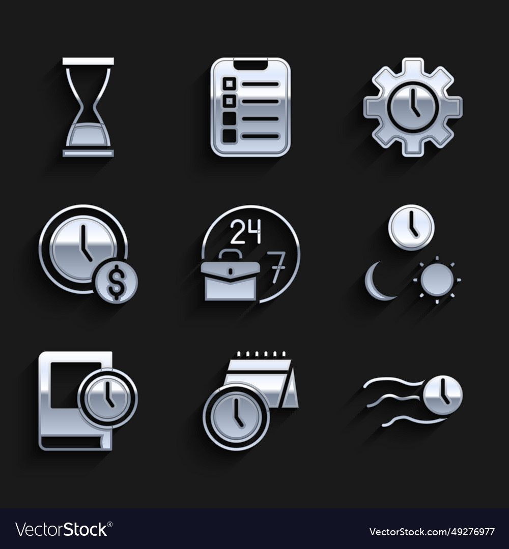 Set always busy calendar and clock time flies