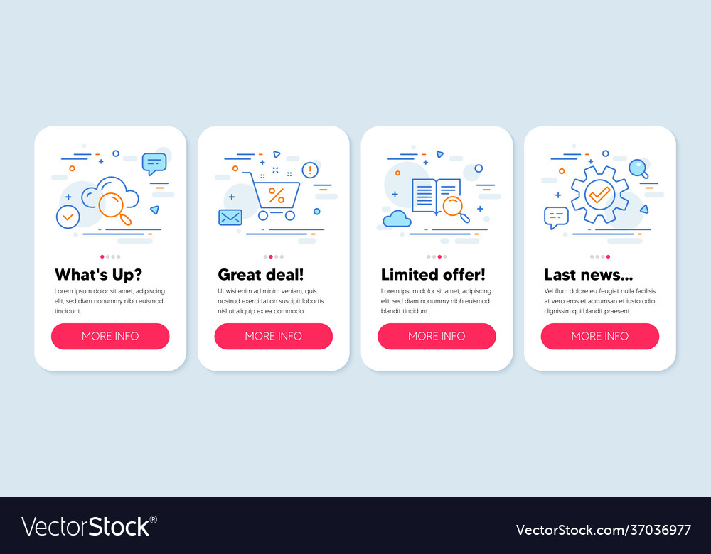 Set technology icons such as cloud computing vector image Set technology icons such as cloud computing