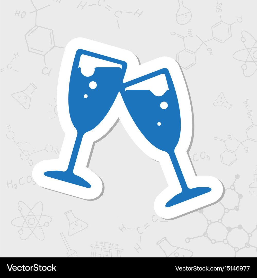 Stemware icon Royalty Free Vector Image - VectorStock