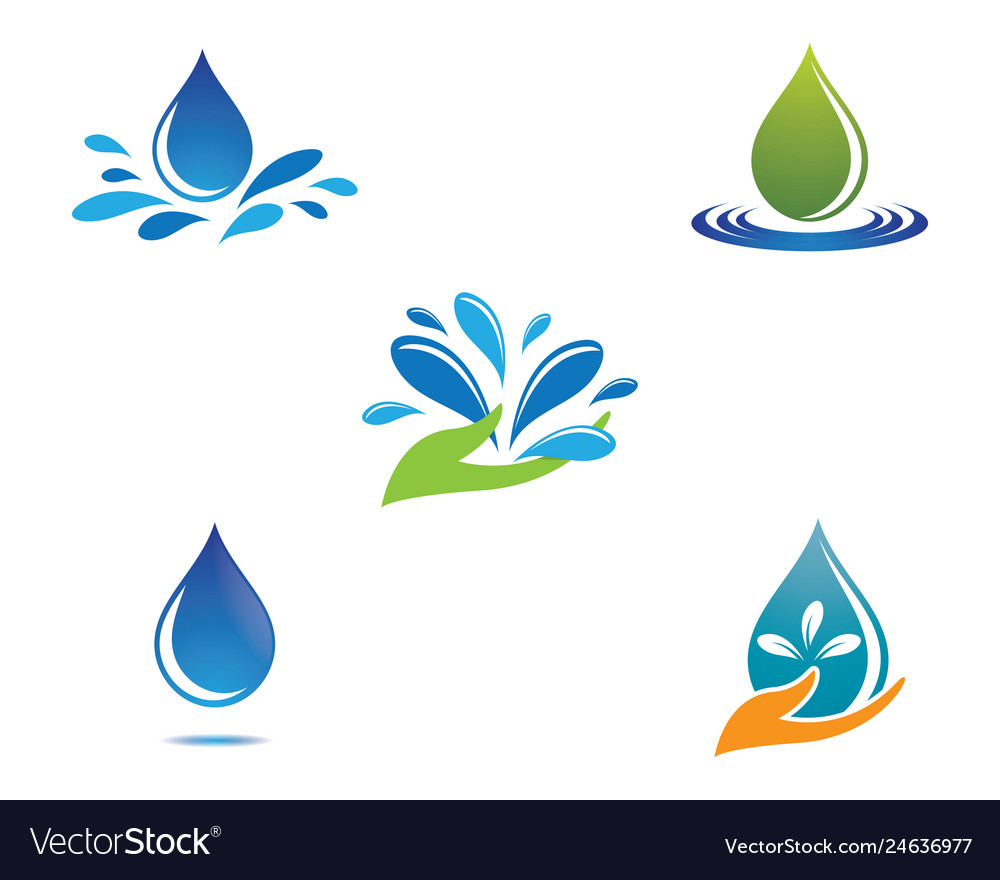 Water drop symbol