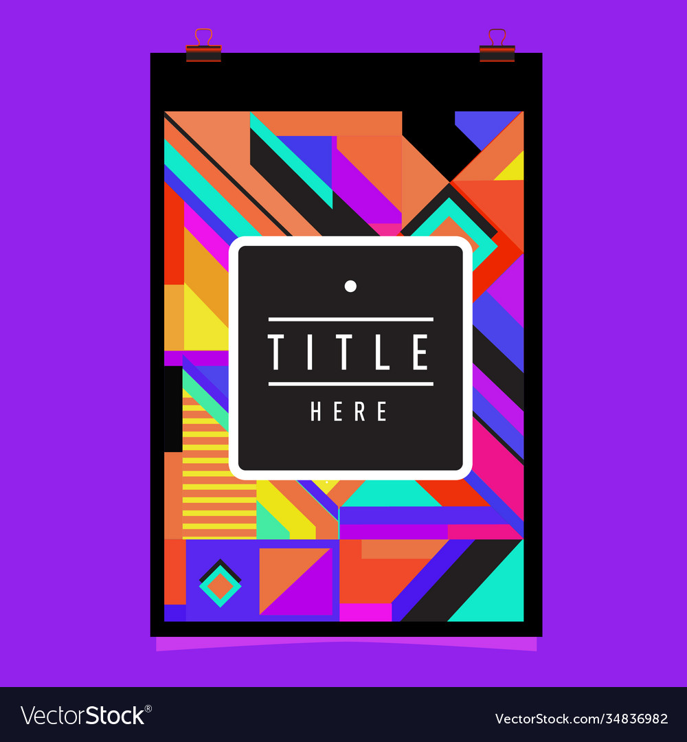 Abstract colorful geometric pattern background