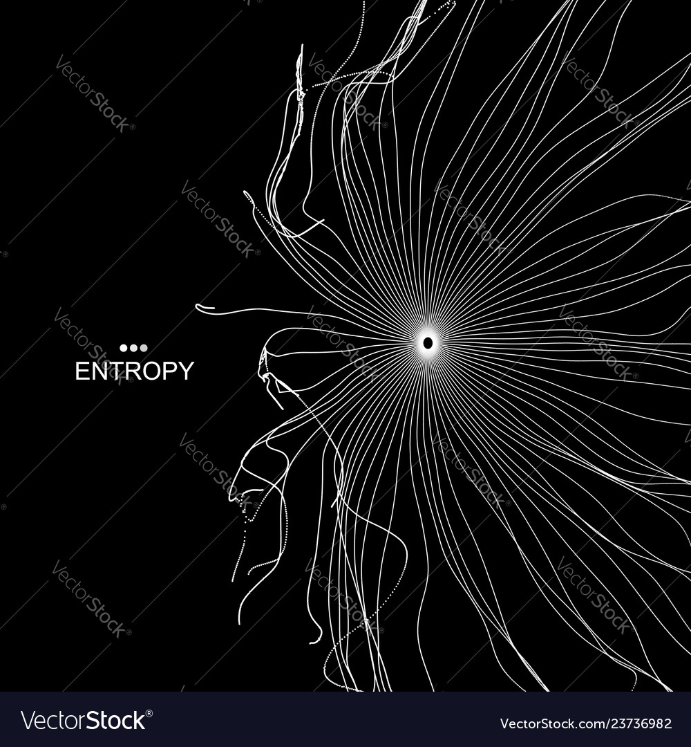 Array particles 3d technology style background vector image Array particles 3d technology style background