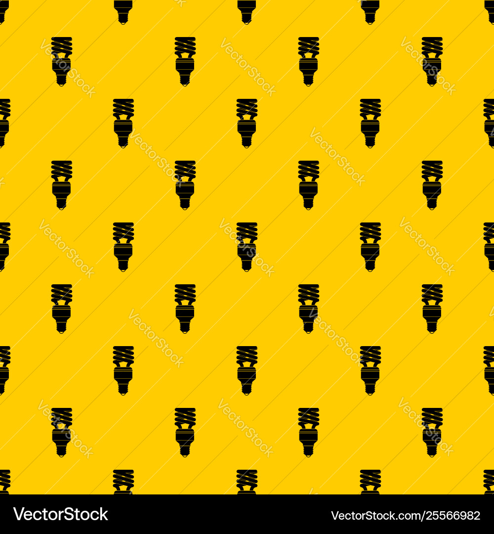 Energy saving bulb pattern Royalty Free Vector Image