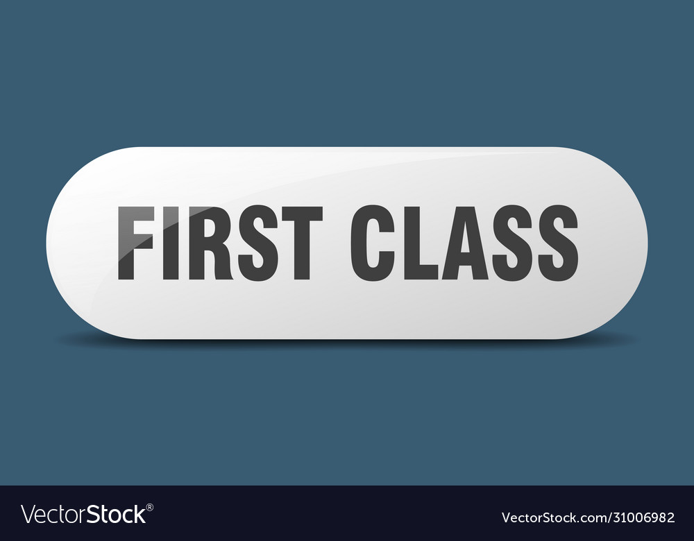 First class button sign key push