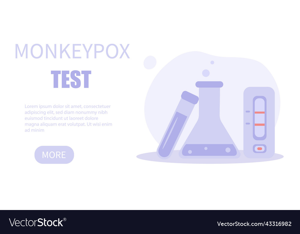 Monkeypox virus test webpage