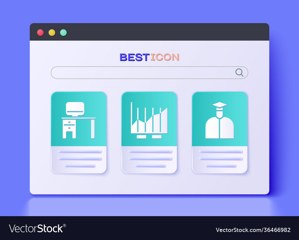 Set pie chart infographic computer monitor vector image Set pie chart infographic computer monitor