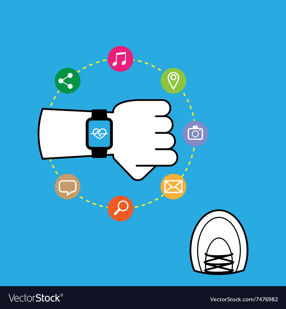 Smart watch while running