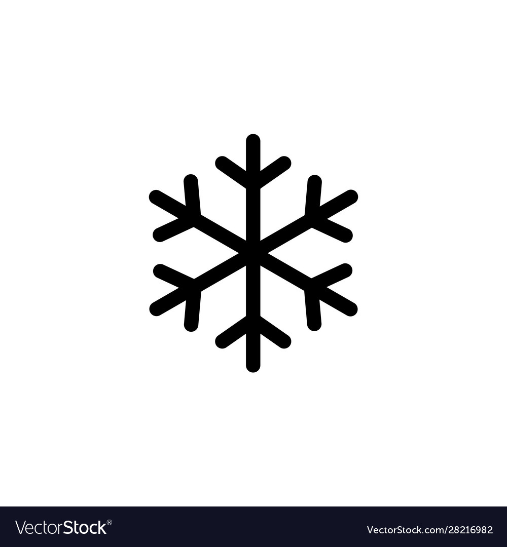 Snowflake simple icon