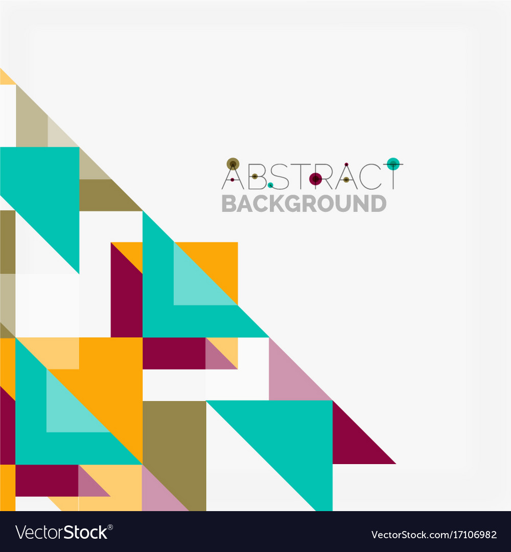 Triangle pattern design background