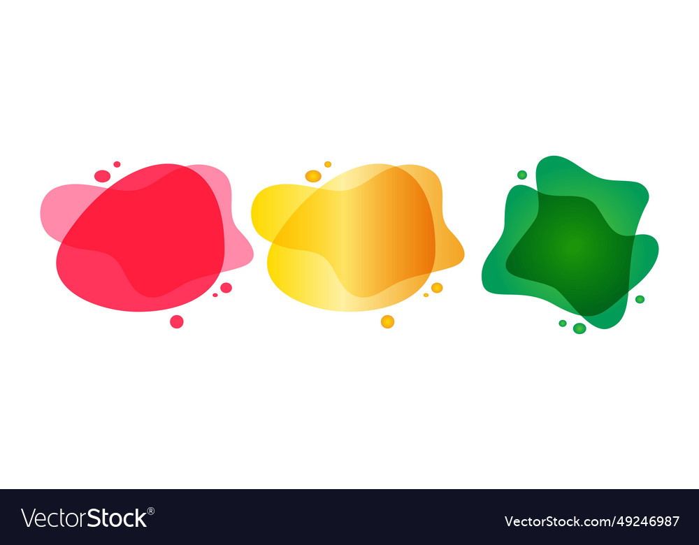 Abstract dynamic graphic elements in modern style vector image Abstract dynamic graphic elements in modern style