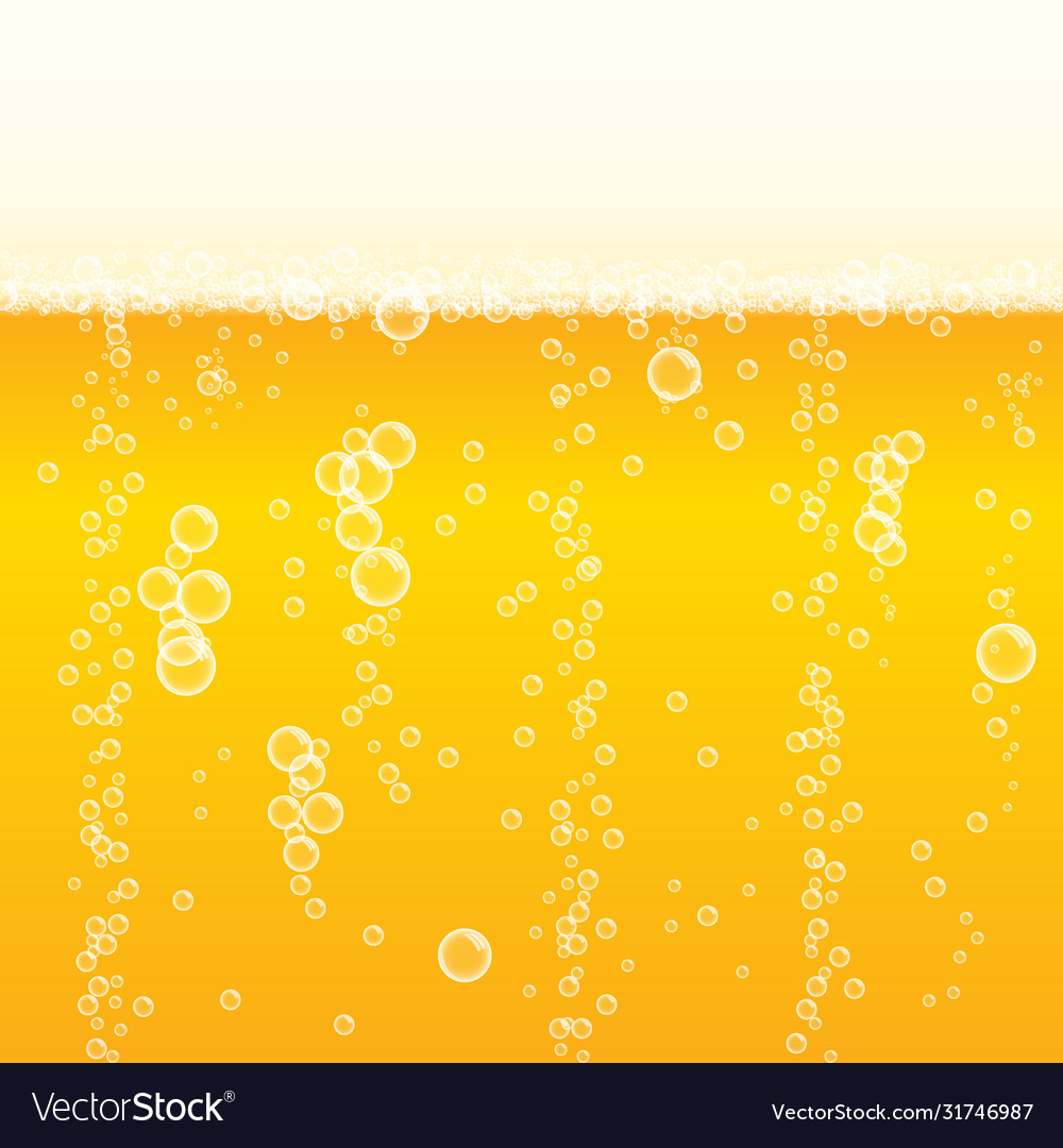 Background frothy lager beer