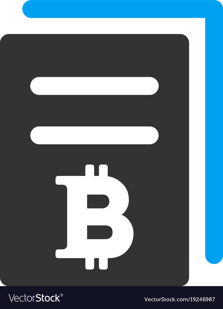 Bitcoin price copy flat icon