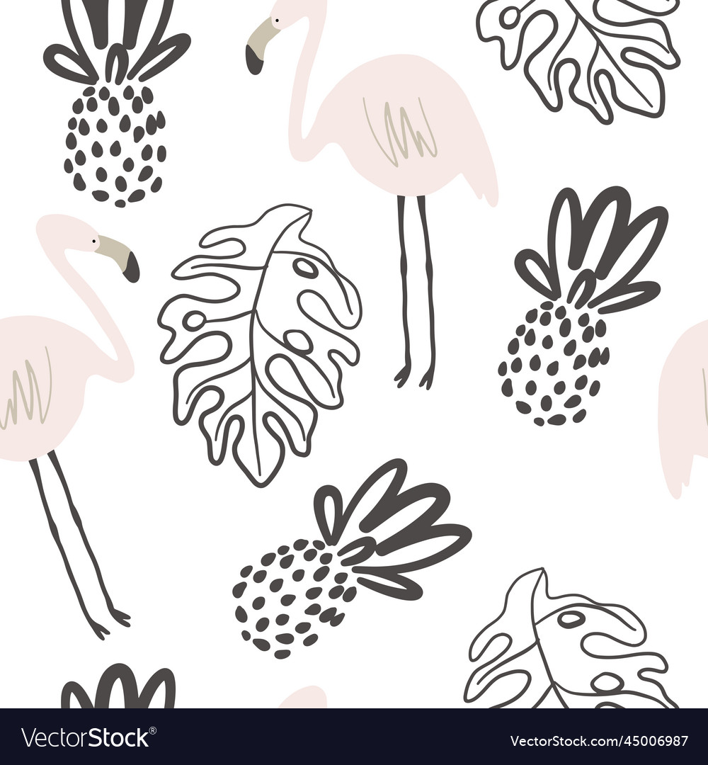 Flamingo print