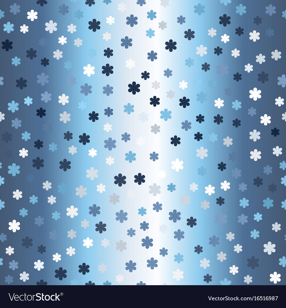 Glowing flower background seamless gradient Vector Image