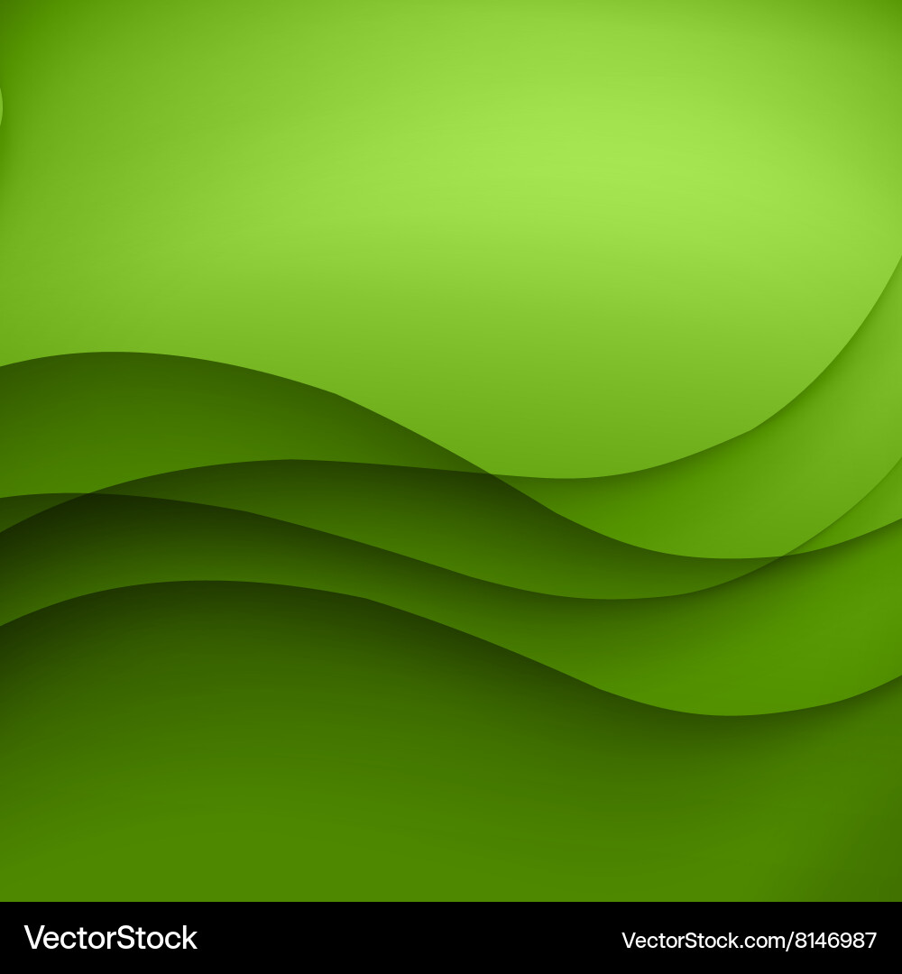 Green template abstract background Royalty Free Vector Image