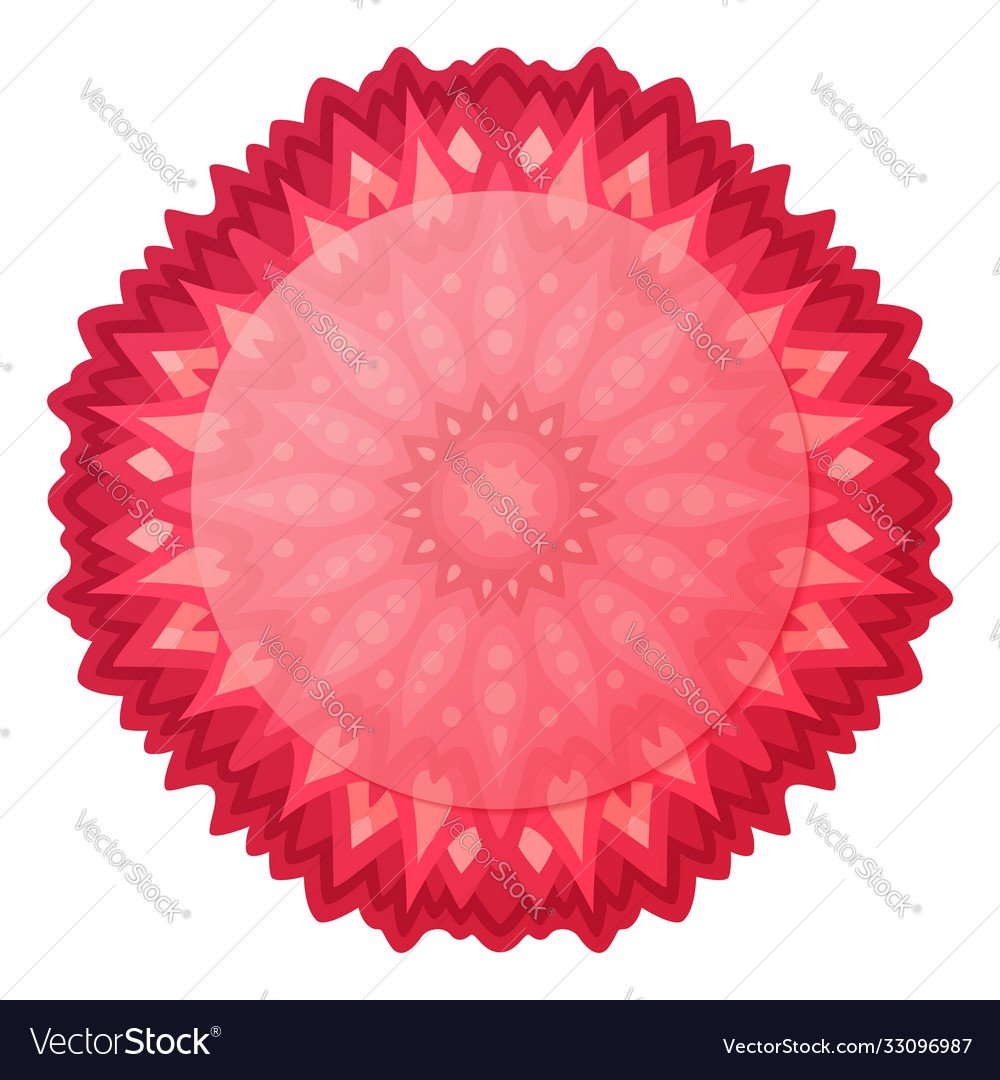 Isolated on white background red pattern
