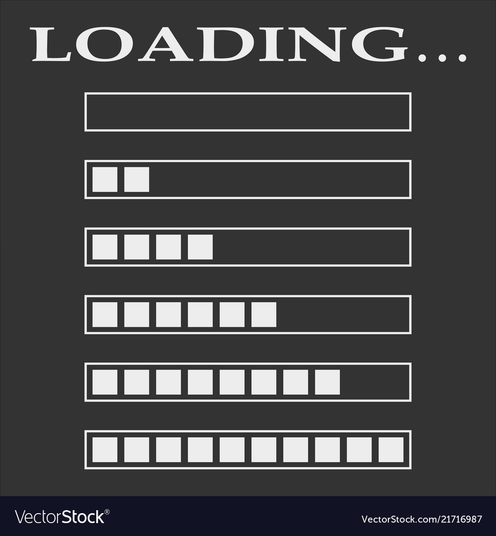 Loading bar indicators