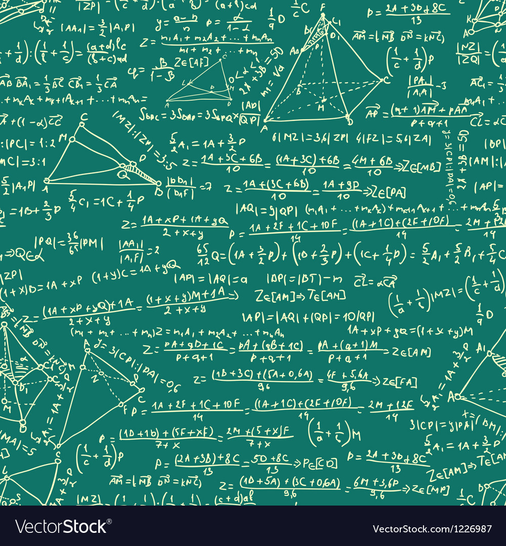 Maths Equation Pattern - Seamless