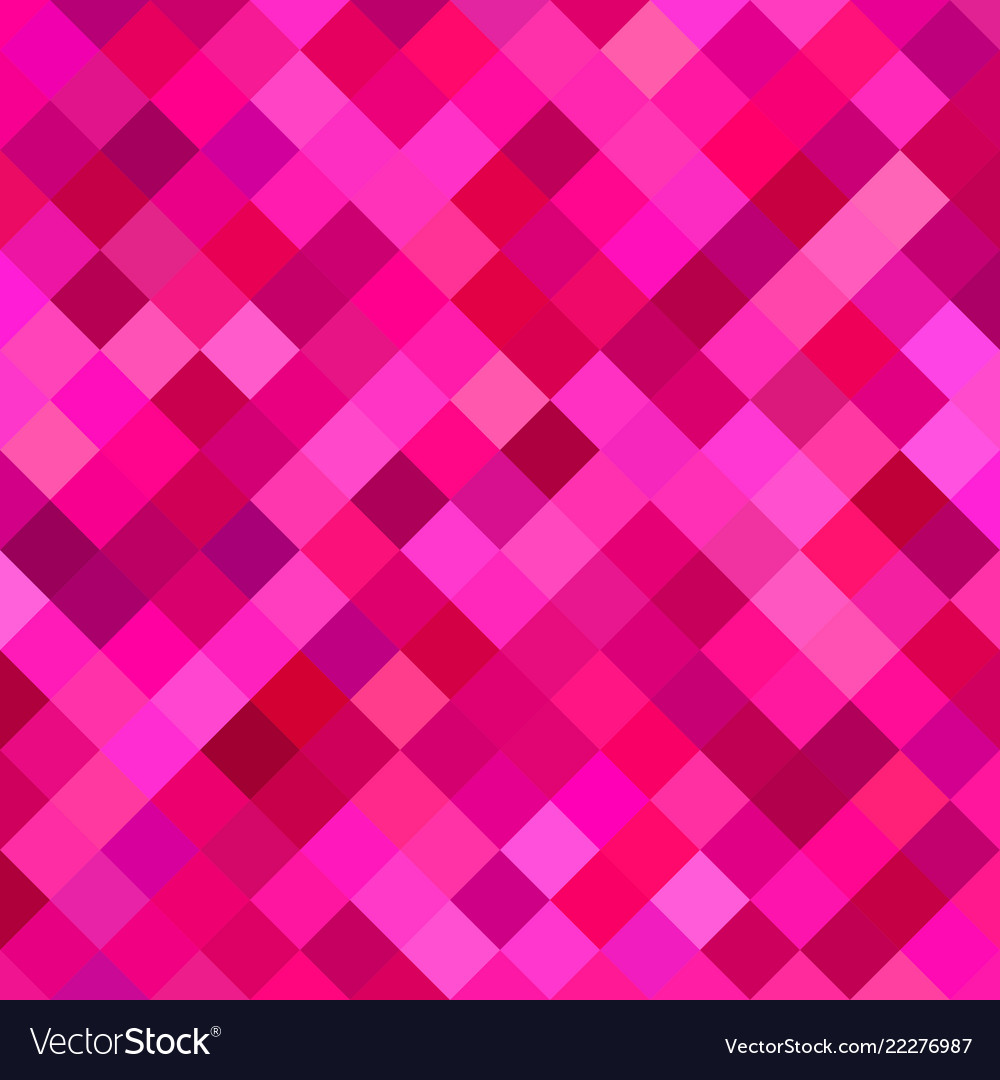 Pink diagonal square pattern background