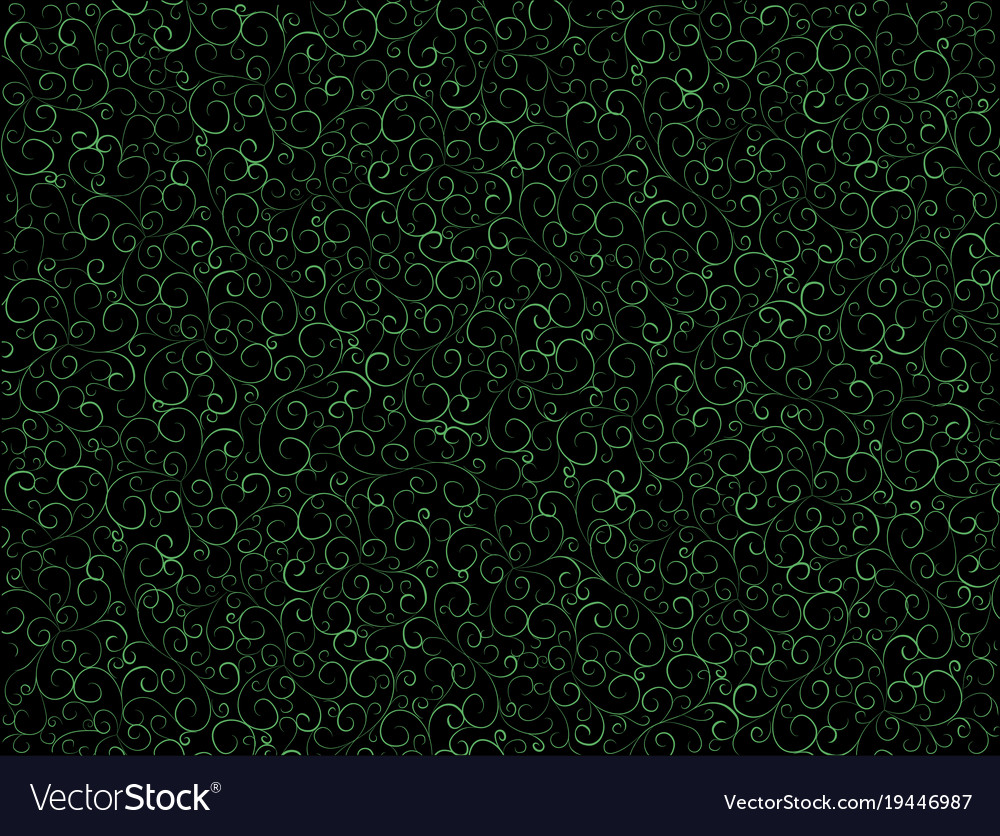 Seamless pattern with curly curls