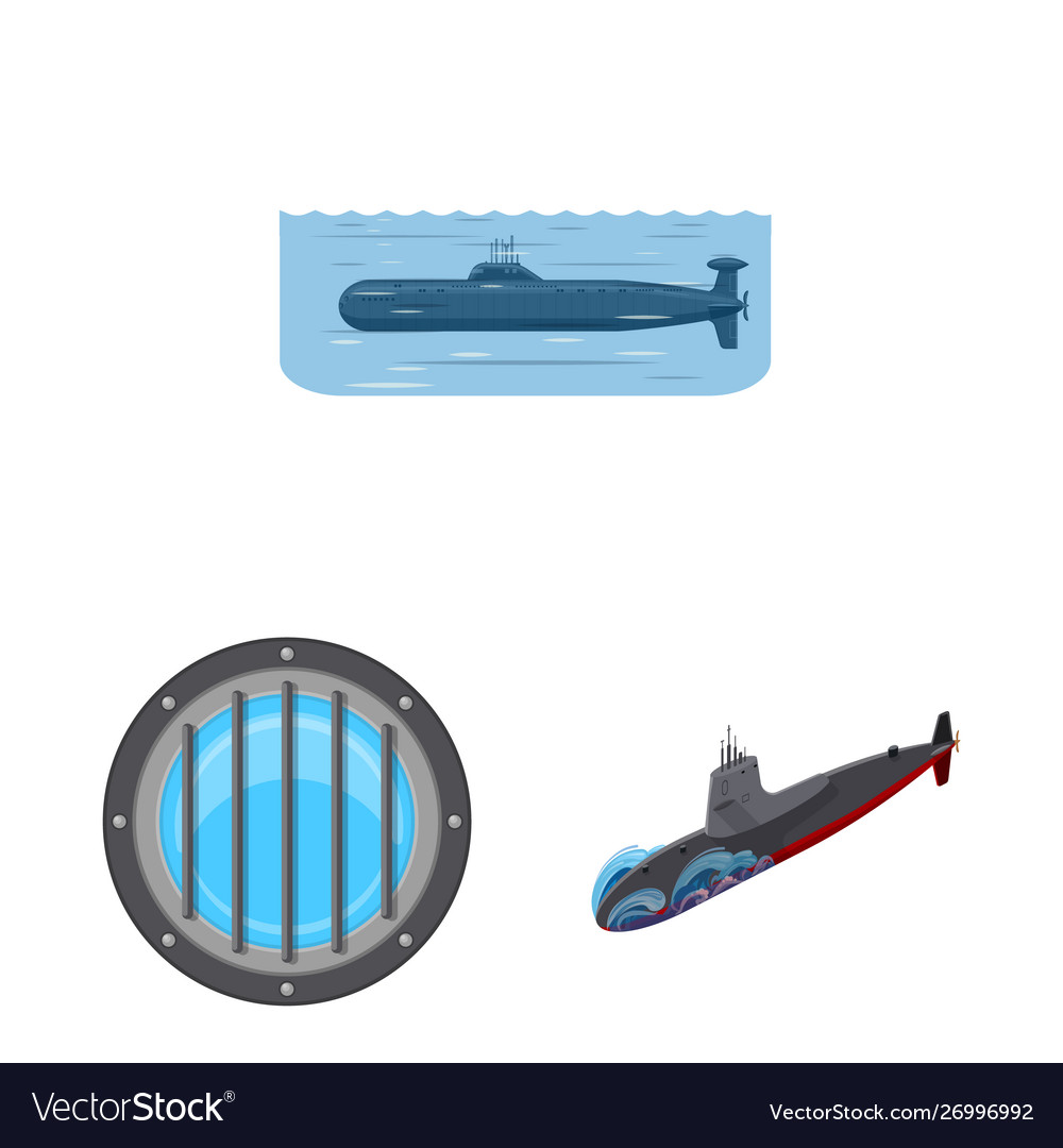 Boat and navy symbol set