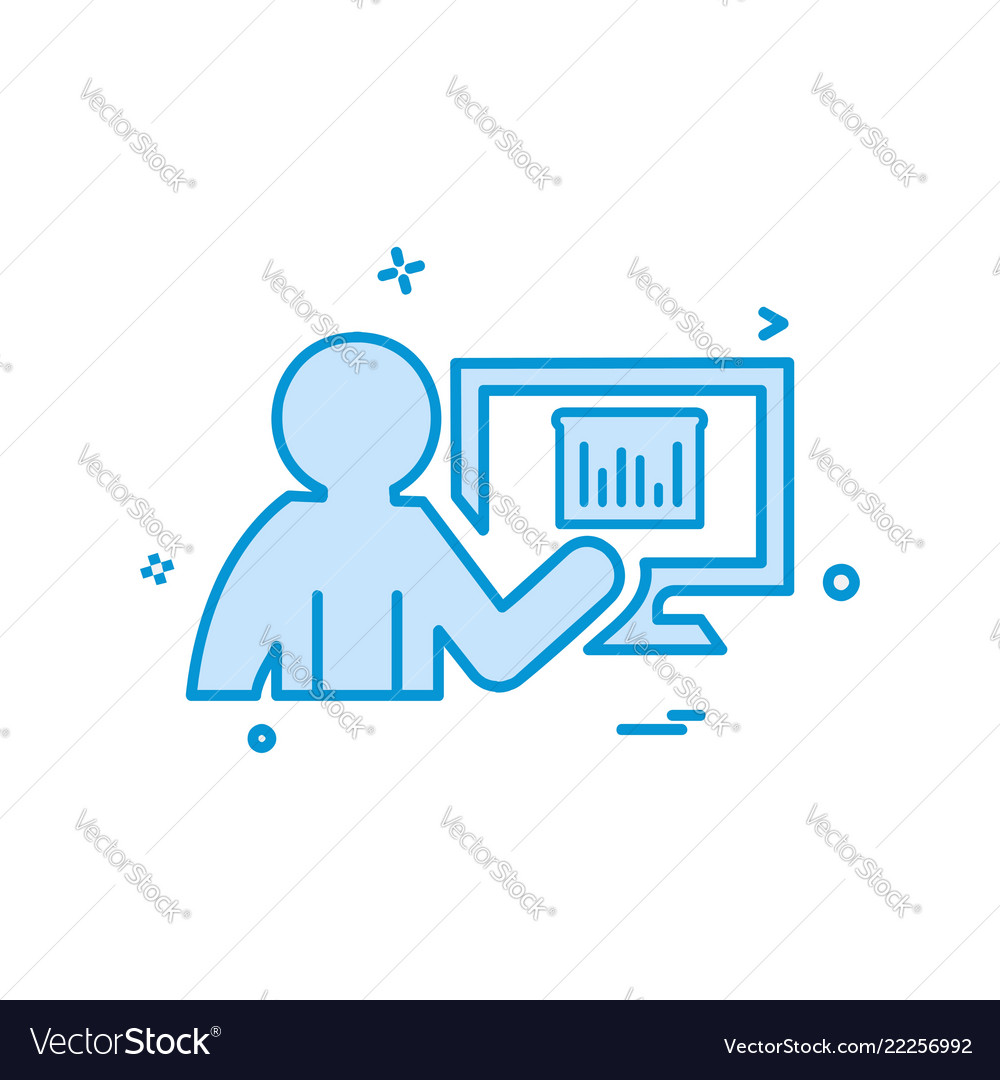 Graph icon design