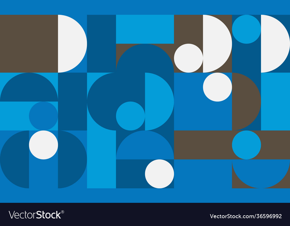 Horizontal abstract pattern design vector image Horizontal abstract pattern design