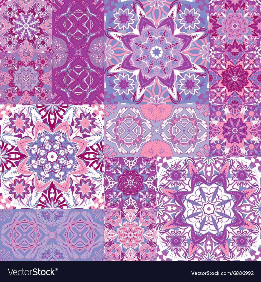 Set of seamless pattern abstract