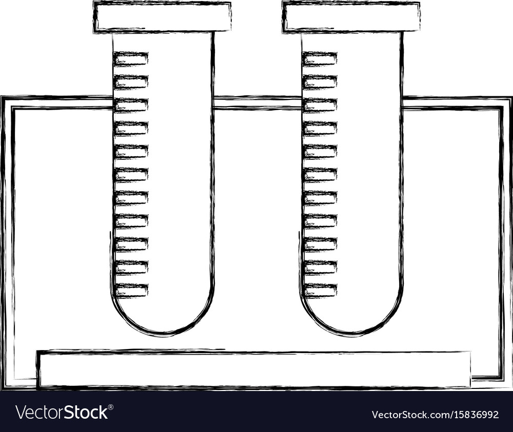 Tube test isolated icon