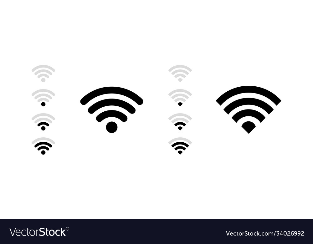 Wireless Signal Icon - Strong WiFi Connection