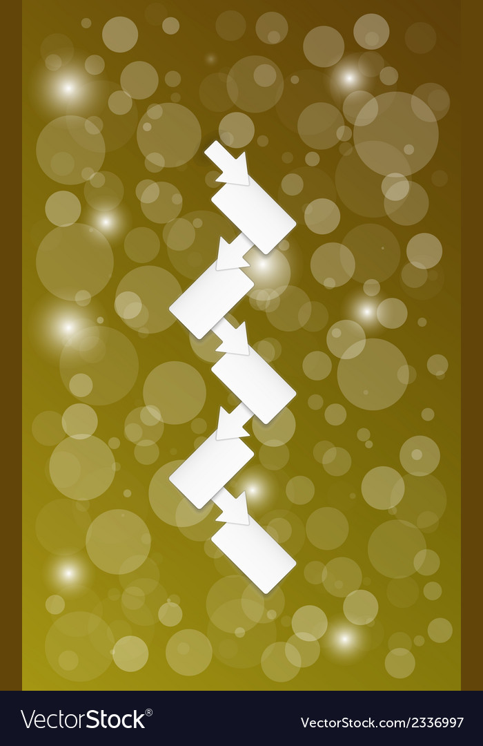 Background with blank paper blocks and arrows
