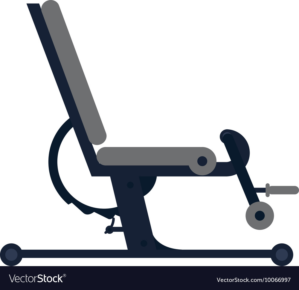 Gym bench icon