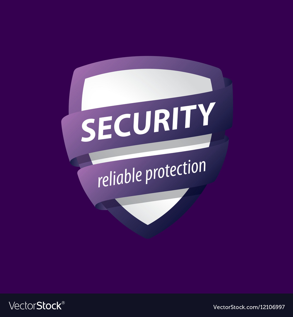 Logo security Royalty Free Vector Image - VectorStock