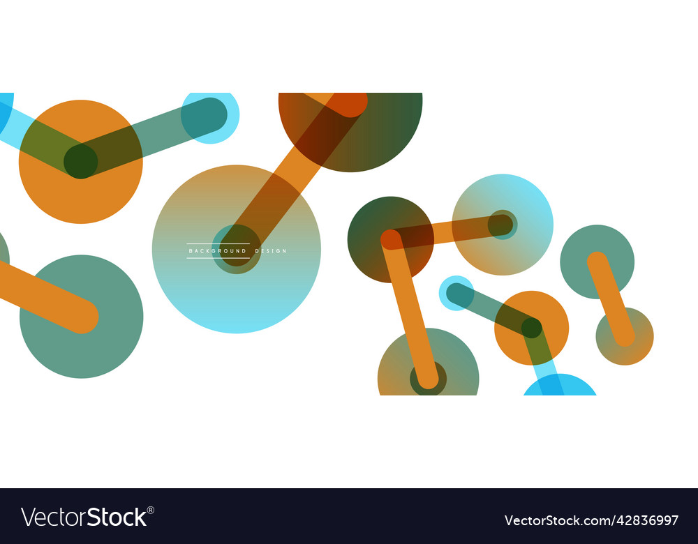 Network concept abstract background dots vector image Network concept abstract background dots