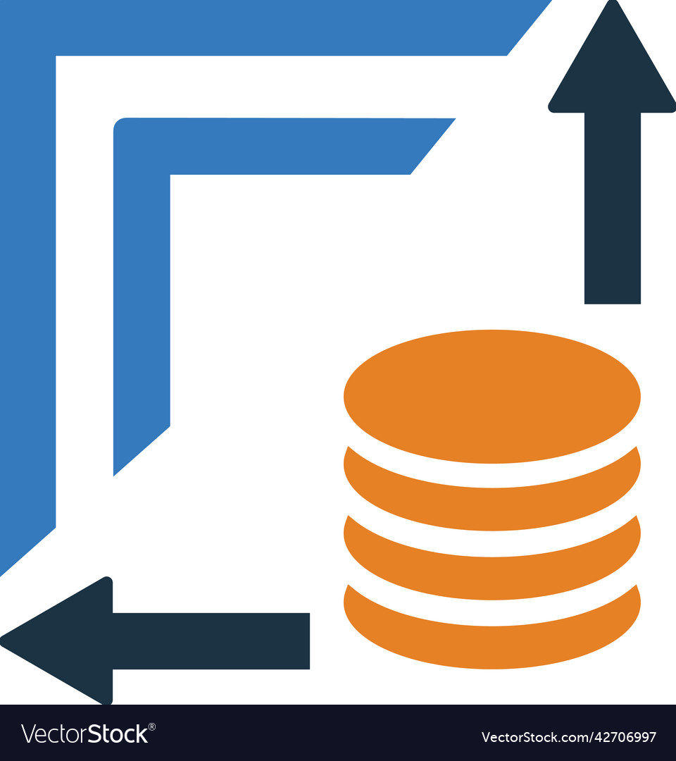 Scalability scale big data icon simple editable