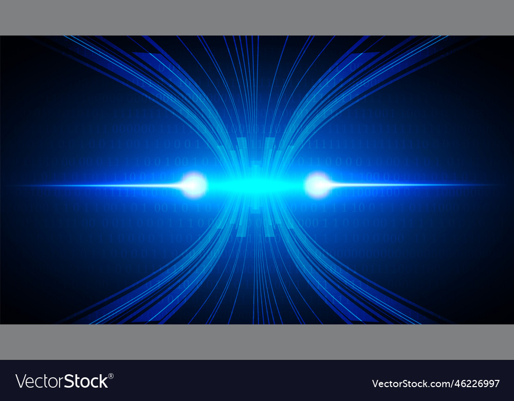 Technology background with hi-tech digital data vector image Technology background with hi-tech digital data