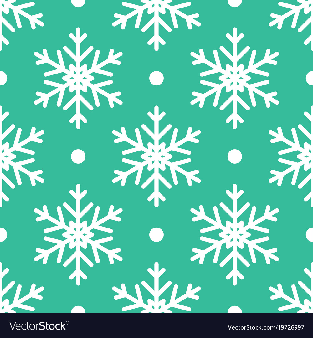 Winter Snowflake Pattern