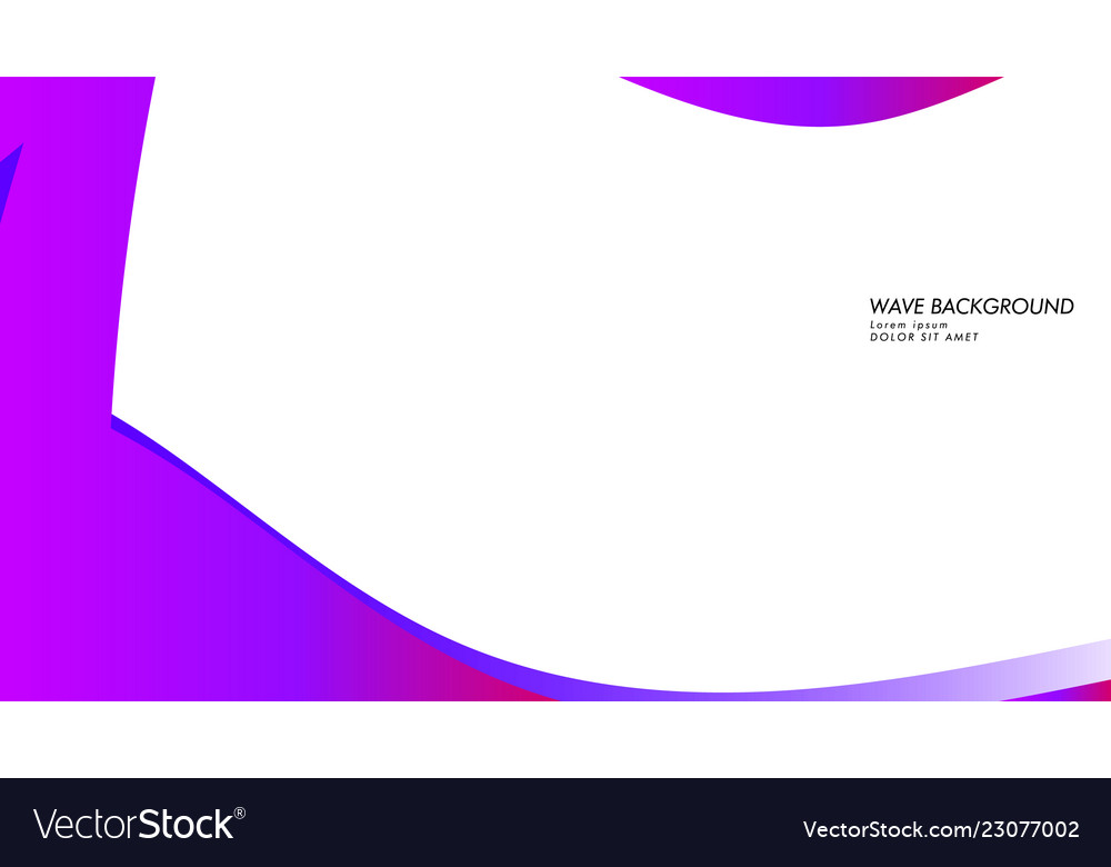 Abstract wave background with gradient pink vector image Abstract wave background with gradient pink