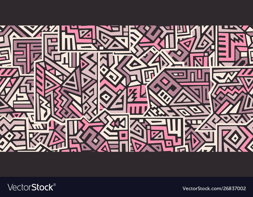 Creative geometric seamless pattern