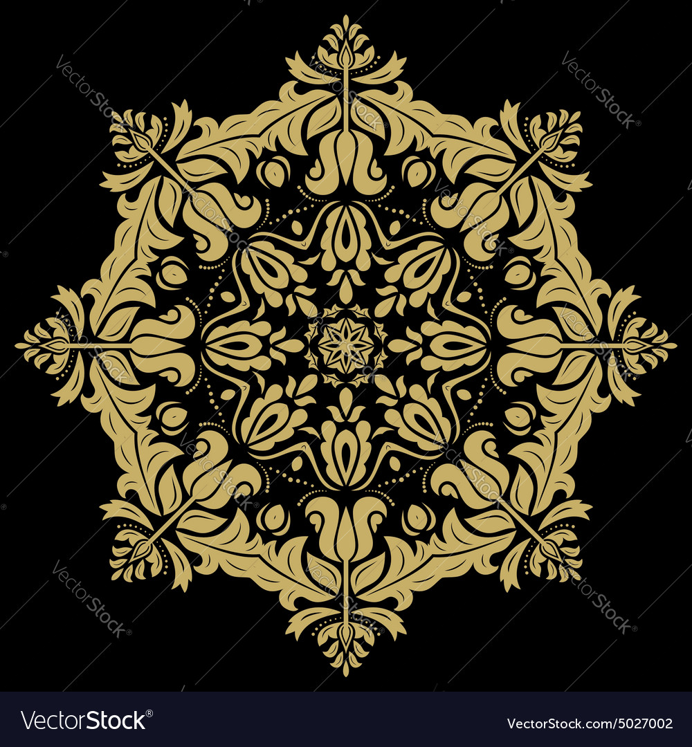 Damask orient pattern