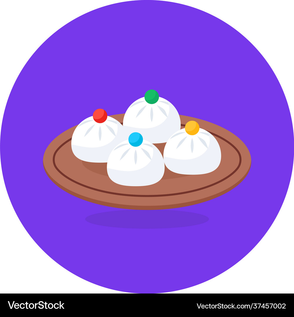 Dumplings Royalty Free Vector Image - VectorStock