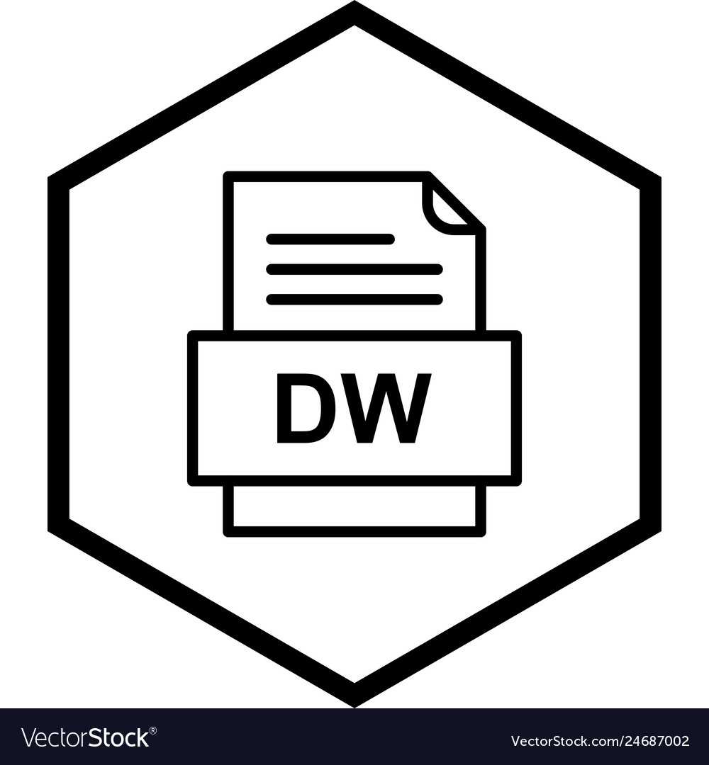 Dw file document icon