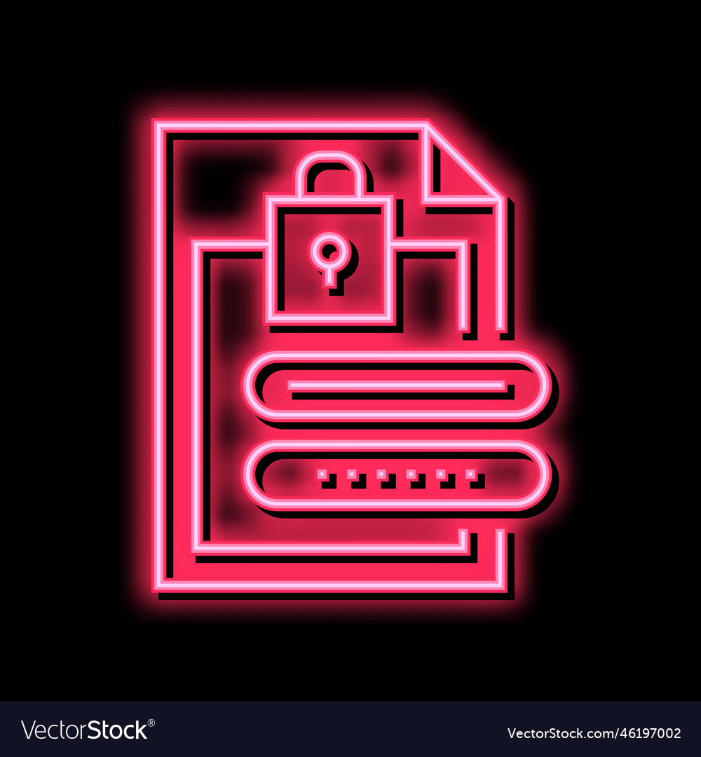 File password color icon sign