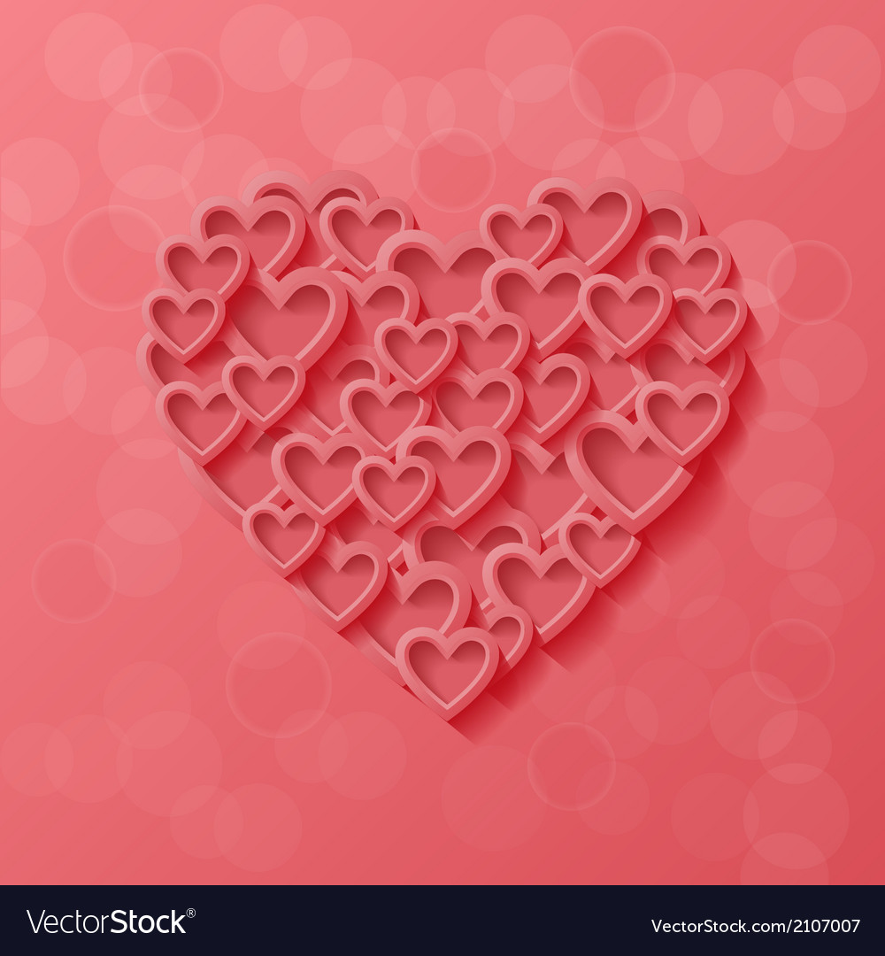 Abstract modern style love background